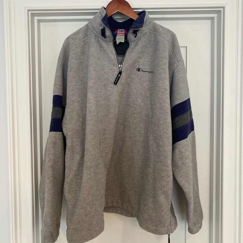 Champion - Fleece Quarter Zip Pullover